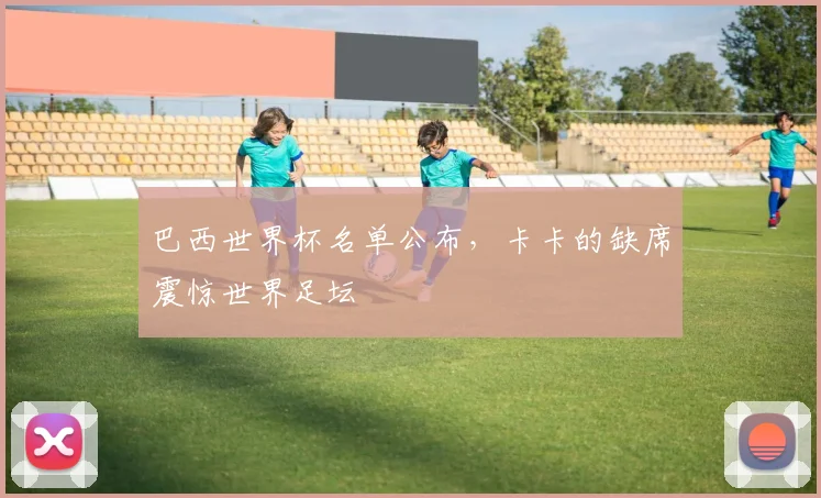 巴西世界杯名单公布，卡卡的缺席震惊世界足坛